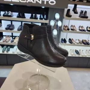 엘칸토 HC10 여브라운케주얼숏앵글부츠 여성양가죽브라운케주얼컴포트숏앵