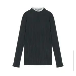 [SI][행복한백화점][SI]레이스 골지 니트티셔츠   SLUCZ0972