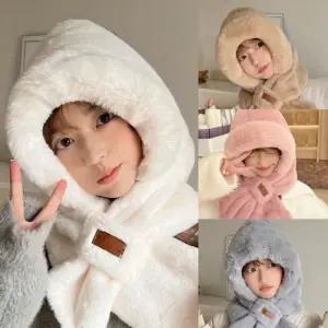 겨울 후드 머플러 목도리 모자 넥워머 아동 귀마개/선물/아기/성탄절/세트/유치원/단체/파티/행사/이벤트