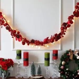 [셀러에이드]크리스마스 전구 가렌더 장식 성탄 파티 꾸미기 소품