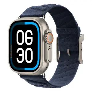 Apple Watch Hermes Ultra 3 GPS + Cellular 내추럴 티타늄 케이스 그리고 블루 뉘 En Mer