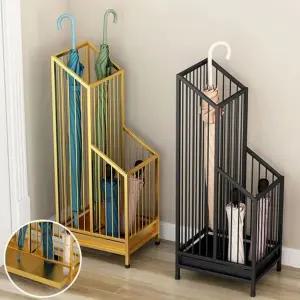 카페 매장 현관 우산꽂이 스틸 우산 거치대 보관함