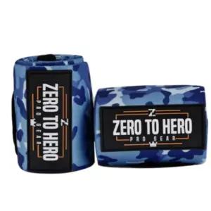 제로투히어로 팔꿈치 엘보우 보호대 랩 헬스 블루카모