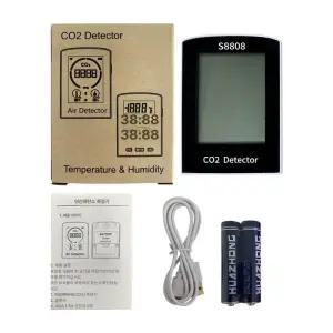 이산화탄소 경보기 소형 가스 다기능 가정용 감지기