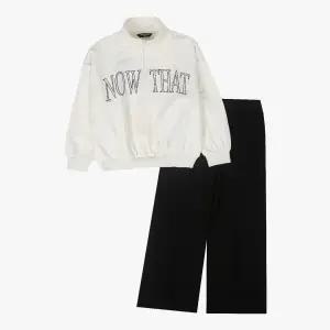 [롯데백화점]더데이걸즈 융기모 하이넥 반집업 셋업 TGMS25T01