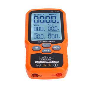 태양광 패널 전력계 테스터  LCD 디스플레이가 있는 1000W PV 멀티미터  MPPT - Pmax  Voc  Isc 측정