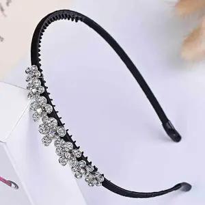 [콩심팥심]패션코디 헤어 밴드 머리띠 웨딩 여성 악세사리 큐빅