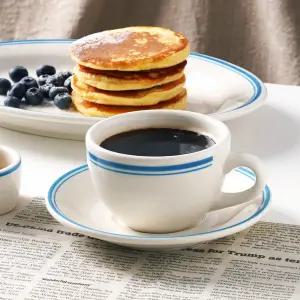 턱스톤 블루웨이 커피잔 세트 찻잔 라떼잔 빈티지 잔