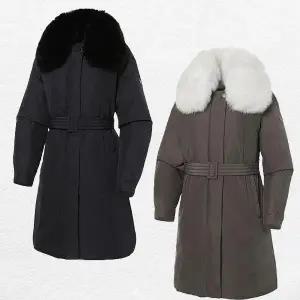 다이나핏 캐주얼 스타일 여성 맥시 롱 구스 다운 YWW22536 QSDW 1824702