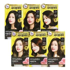 미쟝센 올뉴 샤이닝 에센스 염색약 모음전 / 흑갈색 자연갈색 짙은갈색