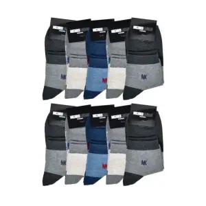 웜 컬러 배색 남성 쫀쫀한 양말 10족남자면 패션 장목 정장 중목 신사 수트 여름 브랜드 고급