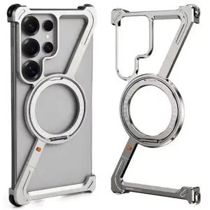 갤럭시S24울트라 맥세이프 메탈 프레임리스 쿨링 방열 거치대 범퍼 핸드폰