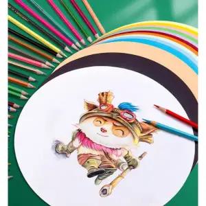 DIY 미술용 체험팩 둥근 원형 색칠공부 만들기 색지 골판지 도화지 25cm 흰색 10장