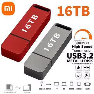 샤오미 호환 호환 호환 6TB USB 8TB OTG 메탈 3. 펜 드라이브 키 2TB 4TB C 고속 휴대용 플래시 드라이브 메모리 스틱 방수 신규