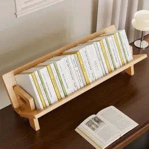 원목 책꽂이 선반 사무실 책상위 원목책꽂이 책장 정리함