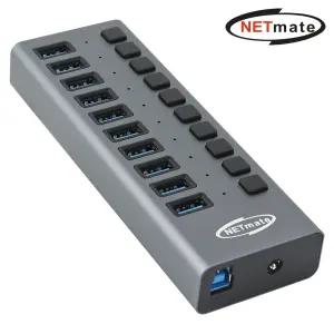 강원전자 넷메이트 USB3.0 10포트 허브 NM-UH310