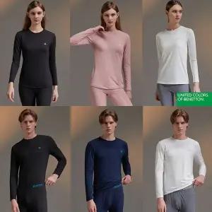 [베네통(하프클럽)] 셋업 여성 남성 동내의 세트 택1_P409296904