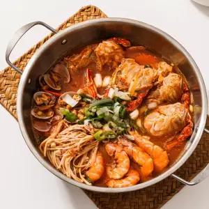 금호꽃게장 얼큰 된장꽃게탕 2인분 밀키트 간편조리세트