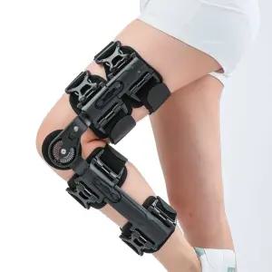 각도조절 무릎 지지대 보행 고정 보조기 등산 아대 깁스