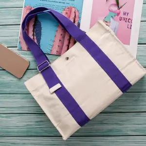 컬러 라인 여성 에코 크로스백 스퀘어 소지품 가방