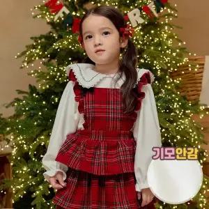 라인자수블라우스