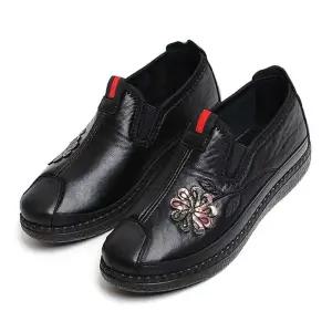 발편한 엄마 할머니 겨울 방한화 털슬립온 중년 털신