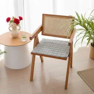 얇은 의자 방석 사무실 식탁 논슬립 45x45 사각