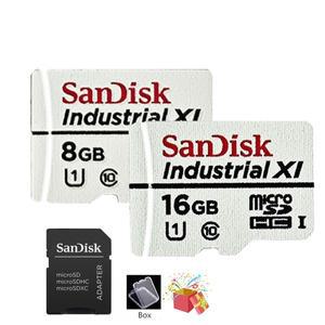 SanDisk 메모리 카드 8GB C10 U1 TF 산업용 넓은 온도 MLC microSDHC 어댑터 포함)
