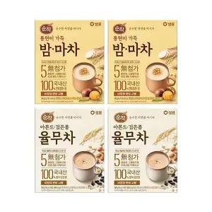 순작 통현미 가득 밤마차 10T, 2개 + 아몬드 검은콩 율무차 10T, 2개