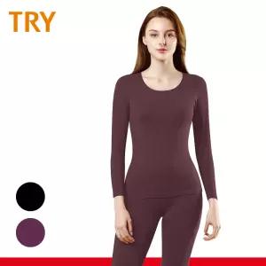 쌍방울 TRY 히트업라이트 웜 J72 여성용 상하 내복 1세트 TWLIJ72