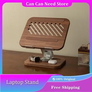 단단한 나무 다기능 독서 스탠드 360도 회전 태블릿 컴퓨터 접이식 알루미늄 합금 브래킷