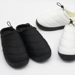 [옷자락]남성 패딩 기모안감 스트링 심플 슬리퍼 뮬