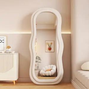 핑크 전신거울 거울 비정형 옷가게 미러 드레스룸 현관 인테리어 쇼룸 앤틱 밀크티색 피팅 북
