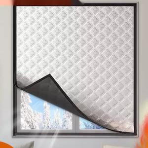 붙이는 커튼 겨울 단열 방풍 차단 외풍 누빔 창문 바람막이 두꺼운 방한