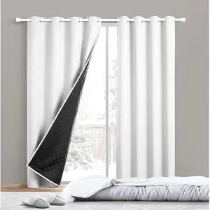 온도유지 한기차단 3중구조 누빔 패딩 암막커튼 공간가리개 창문커텐 가림막 숙면용