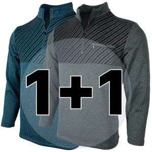 원 플러스 원 겨울 기모 남자 긴팔 작업복 상의 BTR418 등산 작업티 티셔츠 기능성 남성 집업