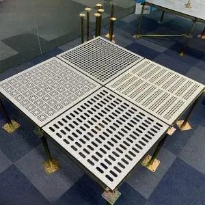 억세스플로어 악세스플로어 바닥타일600x600 전도성타일 바닥설치 accessfloor