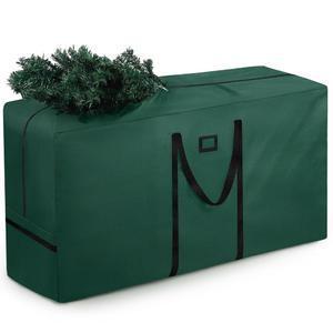7.5피트 높이의 크리스마스 트리 보관 가방, 헤비 듀티 600D 옥스포드 백 - 휴일 장식, 장식품 및 인조 나무를 위한 강화된 손잡이와 듀얼 지퍼가 있는 초대형 용량