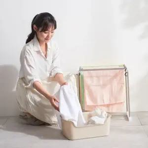 소형 빨래 건조대 접이식 1단 스테인레스 미니 빨래 건조대 다용도 원룸 베란다 양말