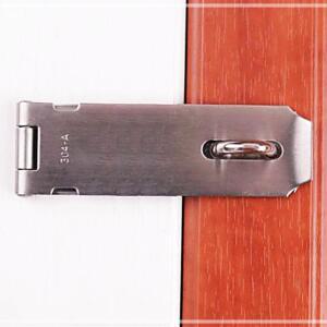 [3개구성] 스텐 자물쇠 경첩 걸쇠 스냅 키걸고리 걸개 잠금 창고 걸이