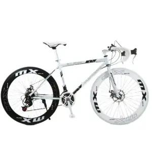 초보자용 24인치 사이클 로드자전거 라이딩용 출퇴근 화이트블랙화이트 40T