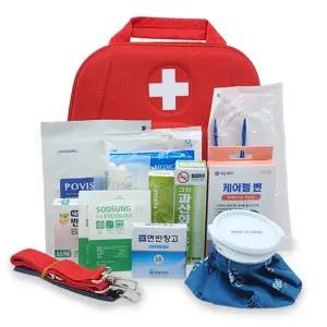 실속 화상키트 11종+구급가방 가정 캠핑 응급처치 구급용품