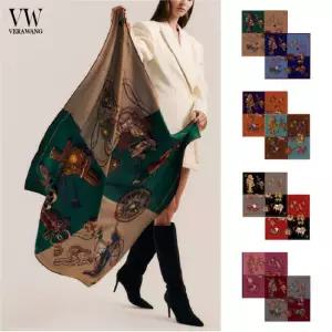 베라왕 CLEA 양면 울실크 숄