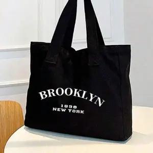 브루클린 레터링 데일리 빅 에코백
