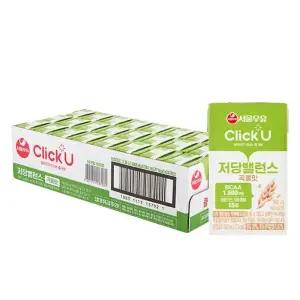 서울우유 클릭유 저당밸런스 곡물맛 140mlx24개