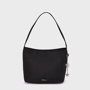 [폴더] 오찌 나일론 숄더백 블랙  FLOTFA3B05