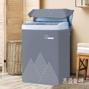 통돌이 세탁기커버 일반세탁기 바퀴에 2k 감싸는 242 베란다 커버 방수덮개 작은꽃토끼