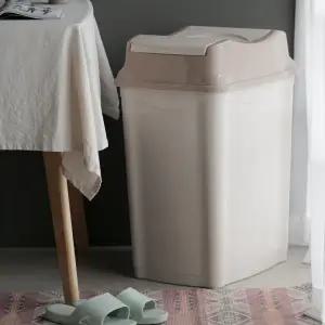 30L 양문 휴지통 사무실 거실 스윙 휴지통 생활 간편 다용도 주방 일반