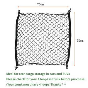 차량드렁크정리함  아우디 A4 B8 S-라인 용 자동차 트렁크 네트 2009 2008-2023 나일론 카고 메쉬 수하물