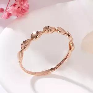 갤러리아 [비앤비골드] 14K 볼륨 물방울 로렉스컷 반지 SRS42290